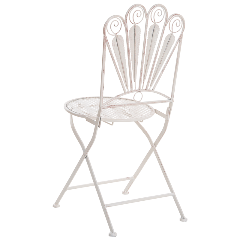 Kahvilasetti ulos penkillä Pavia Rauta - Valkoinen - Puutarhakalusteet - Parveke - Parvekekalusteet - Parvekesetti