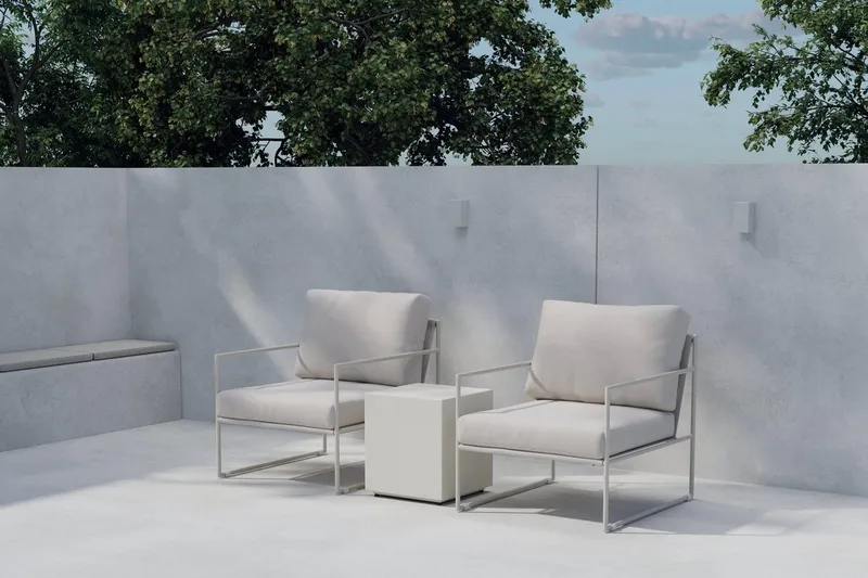 Lissabon kahvilaryhmä ulkokäyttöön, Beige