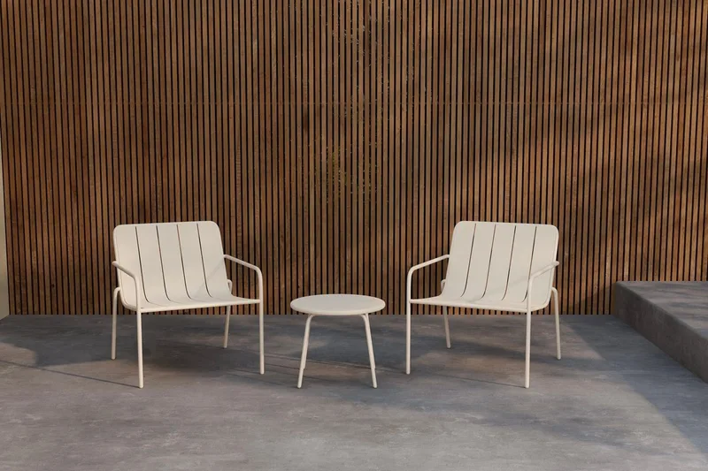 Minos kahvilaryhmä ulkokäyttöön, Beige