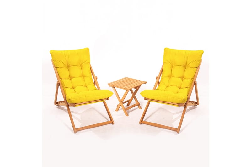 Nanni Parvekeryhmä 2-istuttava, Keltainen