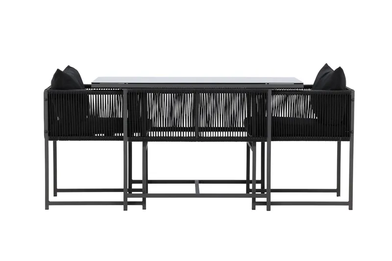 Noto Parvekesetti 2-istuttava - Beige - Puutarhakalusteet - Parveke - Parvekekalusteet - Parvekesetti