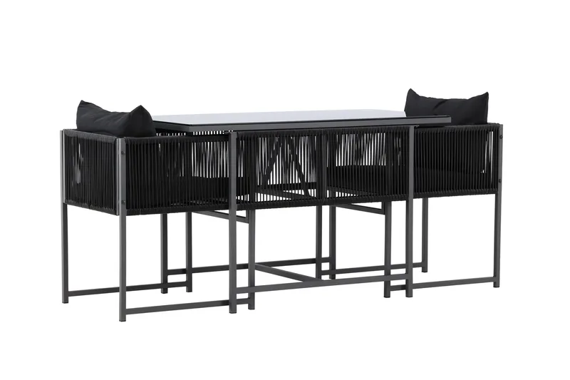 Noto Parvekesetti 2-istuttava - Beige - Puutarhakalusteet - Parveke - Parvekekalusteet - Parvekesetti