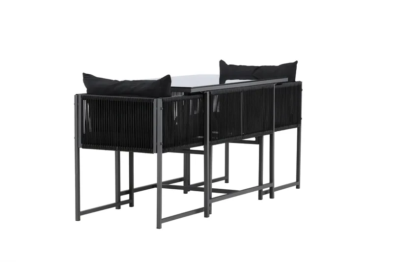 Noto Parvekesetti 2-istuttava - Beige - Puutarhakalusteet - Parveke - Parvekekalusteet - Parvekesetti