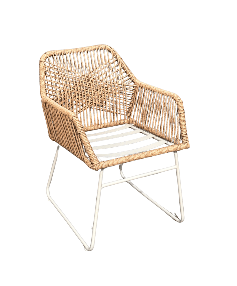 Palermo Bistrosetti Seville käsinojatuoleilla - Harmaa/Beige/Hiekka - Puutarhakalusteet - Parveke - Parvekekalusteet - Parvekesetti