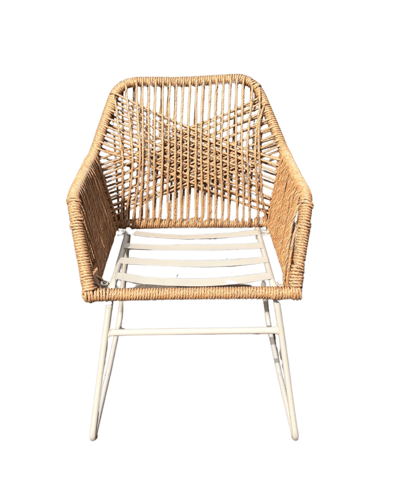 Palermo Bistrosetti Seville käsinojatuoleilla - Harmaa/Beige/Hiekka - Puutarhakalusteet - Parveke - Parvekekalusteet - Parvekesetti