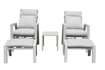 Palermo Puutarhakalusteryhmä Relax sivupöydällä - Beige - Puutarhakalusteet - Parveke - Parvekekalusteet - Parvekesetti