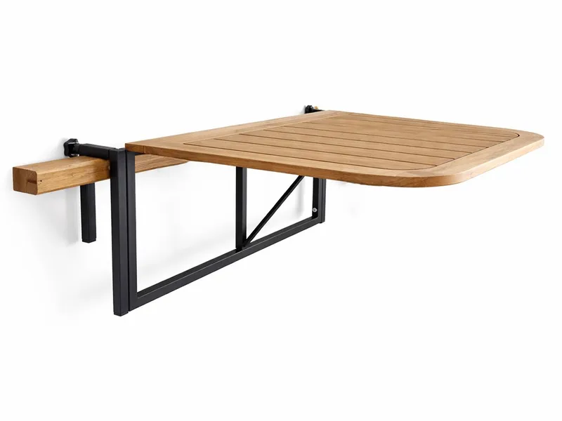 Parvekepöytä Hillerstorp Räckö, Musta