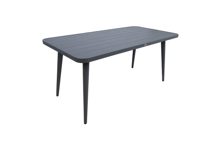 Pöytä Wales 160x80cm Tummanharmaa - Parvekepöytä