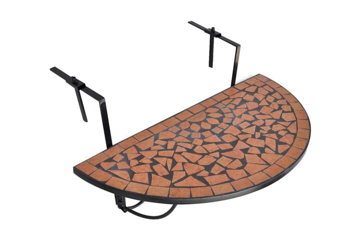 Roikkuva parvekepöytä terrakotta mosaiikki - Ruskea - Parvekepöytä