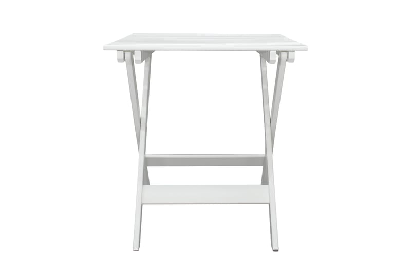 Taittopöytä Calayan 65 - Valkoinen - Puutarhakalusteet - Parveke - Parvekekalusteet - Parvekepöytä