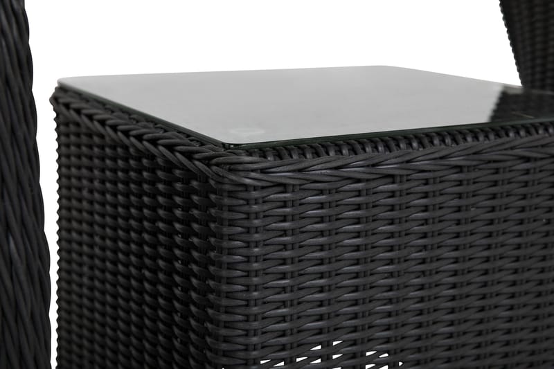 Parvekeryhmä Marcus 2 Light nojatuolia Pehmusteet - Musta - Puutarhakalusteet - Parveke - Parvekekalusteet - Parvekesetti