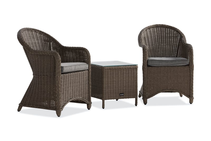 Parvekeryhmä Marcus 2 Light nojatuolia Pehmusteet - Puutarhakalusteet - Parveke - Parvekekalusteet - Parvekesetti