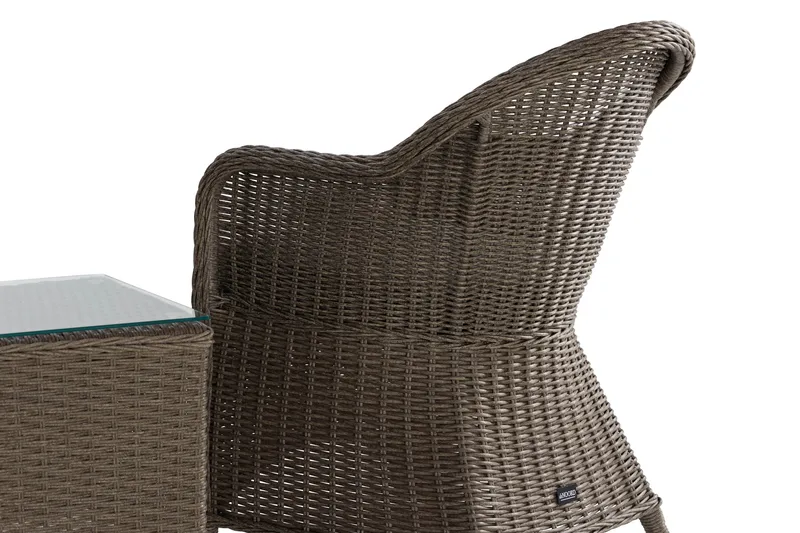 Parvekeryhmä Marcus 2 Light nojatuolia Pehmusteet - Harmaa - Puutarhakalusteet - Parveke - Parvekekalusteet - Parvekesetti