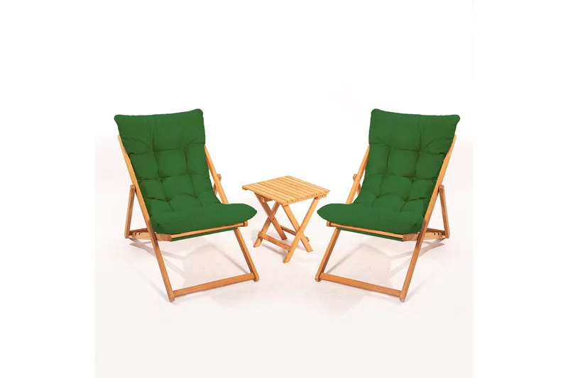 Kahvilasarja Nanni - Vihreä - Puutarhakalusteet - Parveke - Parvekekalusteet - Parvekesetti