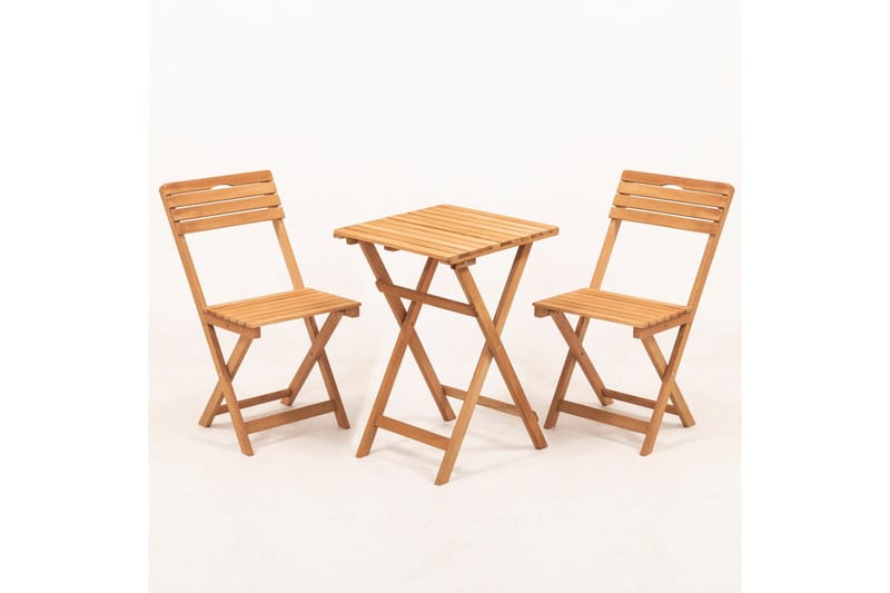 Kahvilasarja Natsume - Pähkinä - Puutarhakalusteet - Parveke - Parvekekalusteet - Parvekesetti