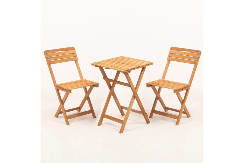 Kahvilasarja Natsume - Pähkinä - Puutarhakalusteet - Parveke - Parvekekalusteet - Parvekesetti