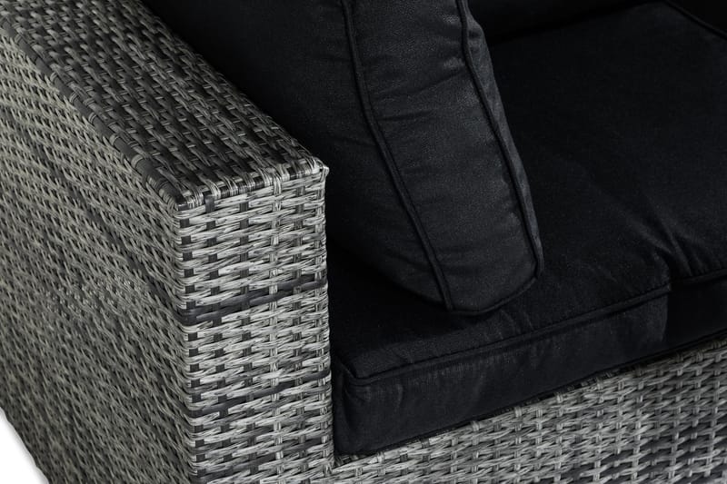 Loungeryhmä Bahamas 2:n ist - Harmaa Pöytä - Puutarhakalusteet - Parveke - Parvekekalusteet - Parvekesetti