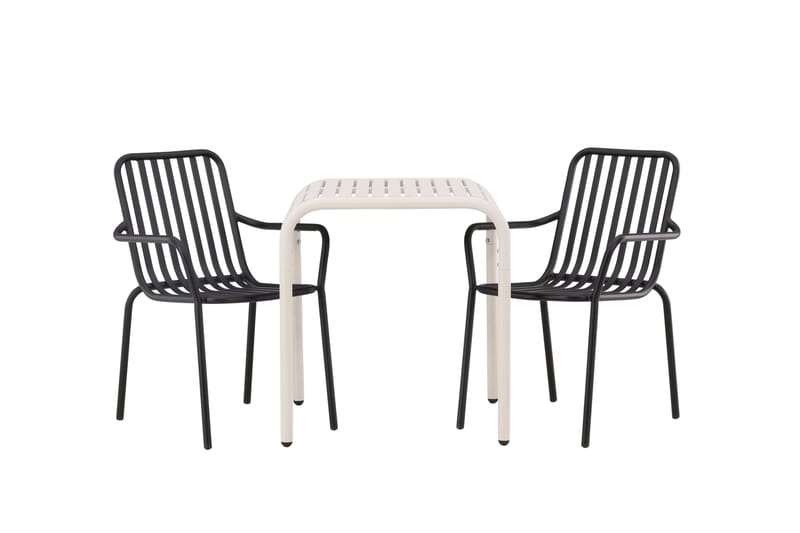 Parvekeryhmä Borneo 70 cm 2 Peking tuolia, Musta/Beige