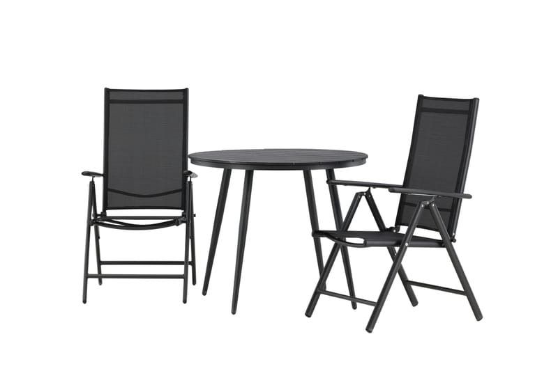 Parvekeryhmä Break Pyöreä 90 cm 2 Break - Musta - Puutarhakalusteet - Parveke - Parvekekalusteet - Parvekesetti