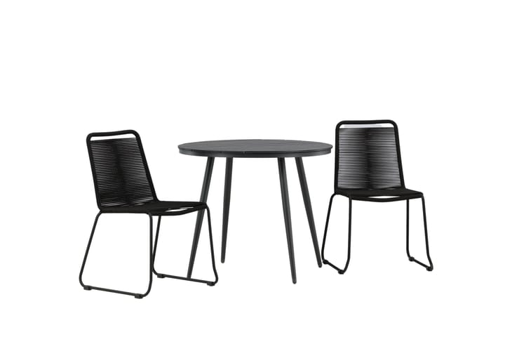 Parvekeryhmä Break Pyöreä 90 cm 2 Lindos tuolia - Venture Home - Parvekesetti - Cafe-ryhmä