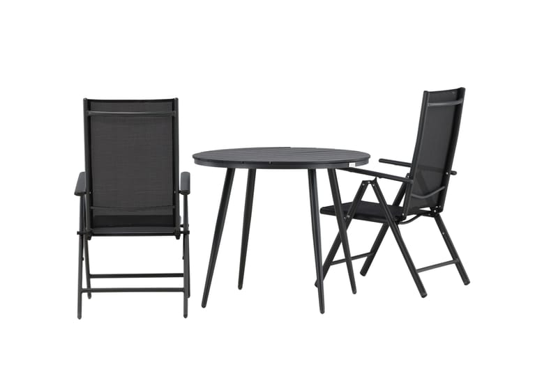 Parvekeryhmä Break Pyöreä 90 cm 2 Break - Musta - Puutarhakalusteet - Parveke - Parvekekalusteet - Parvekesetti