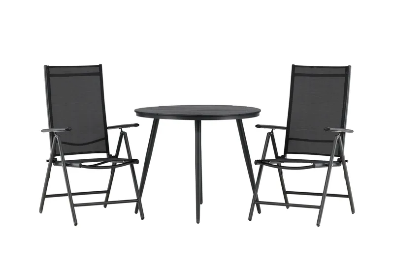 Parvekeryhmä Break Pyöreä 90 cm 2 Break, Musta