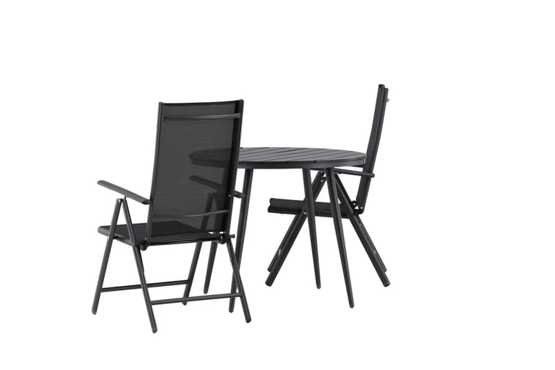 Parvekeryhmä Break Pyöreä 90 cm 2 Break - Musta - Puutarhakalusteet - Parveke - Parvekekalusteet - Parvekesetti