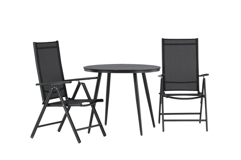 Parvekeryhmä Break Pyöreä 90 cm 2 Break - Musta - Puutarhakalusteet - Parveke - Parvekekalusteet - Parvekesetti