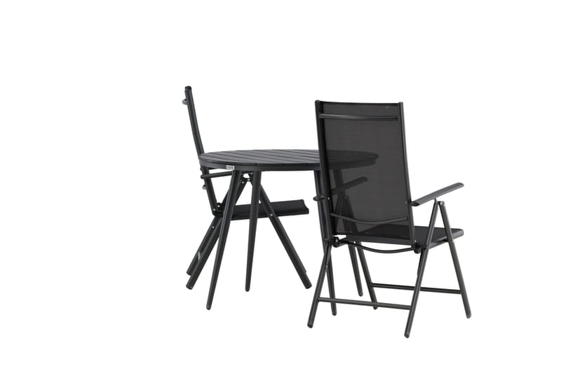 Parvekeryhmä Break Pyöreä 90 cm 2 Break - Musta - Puutarhakalusteet - Parveke - Parvekekalusteet - Parvekesetti