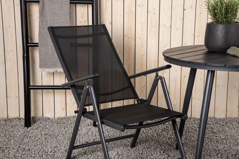 Parvekeryhmä Break Pyöreä 90 cm 2 Break - Musta - Puutarhakalusteet - Parveke - Parvekekalusteet - Parvekesetti