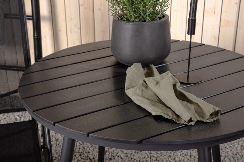 Parvekeryhmä Break Pyöreä 90 cm 2 Break - Musta - Puutarhakalusteet - Parveke - Parvekekalusteet - Parvekesetti