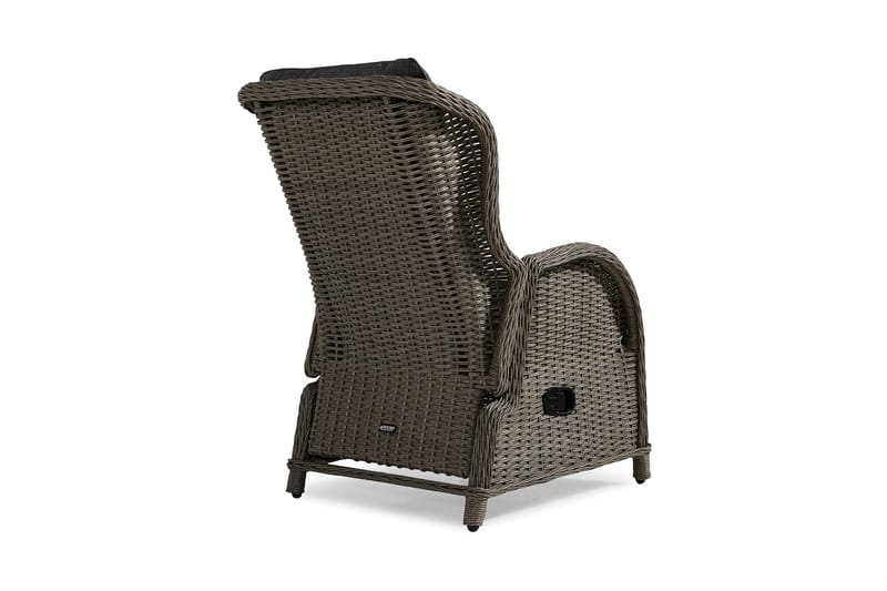 Parvekeryhmä Marcus 2 mekanismituolia pehmusteilla - Harmaa - Puutarhakalusteet - Parveke - Parvekekalusteet - Parvekesetti