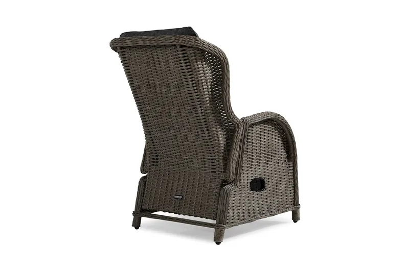 Parvekeryhmä Marcus 2 mekanismituolia pehmusteilla - Harmaa - Puutarhakalusteet - Parveke - Parvekekalusteet - Parvekesetti