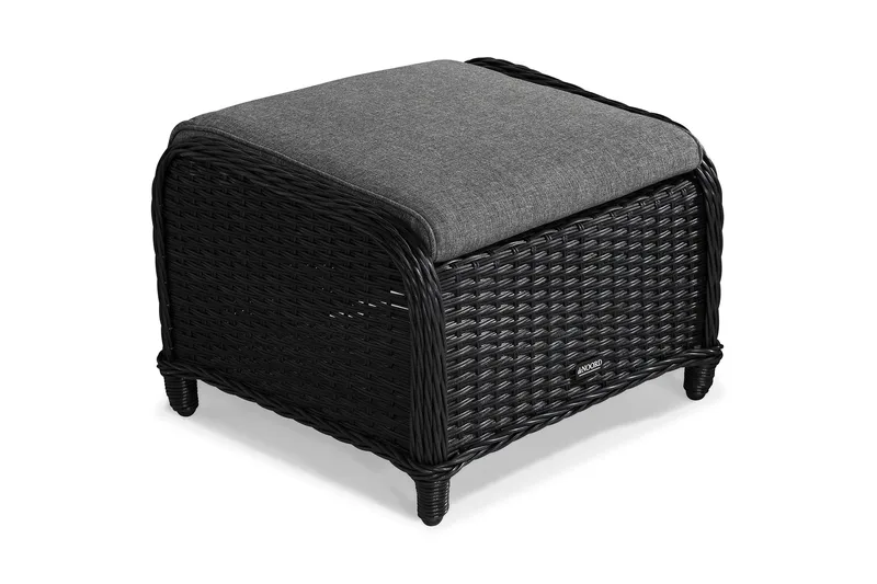 Parvekeryhmä Marcus 2 mekanismituolia pehmusteilla - Musta - Puutarhakalusteet - Parveke - Parvekekalusteet - Parvekesetti