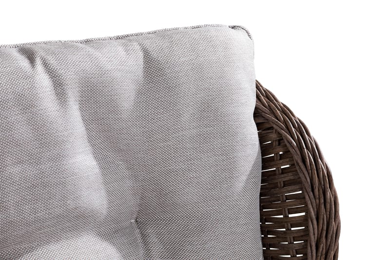 Parvekeryhmä Marcus 2 mekanismituolia pehmusteilla - Luonnonväri - Puutarhakalusteet - Parveke - Parvekekalusteet - Parvekesetti