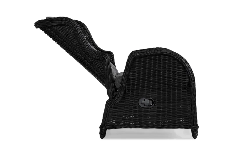 Parvekeryhmä Marcus 2 mekanismituolia pehmusteilla - Musta - Puutarhakalusteet - Parveke - Parvekekalusteet - Parvekesetti