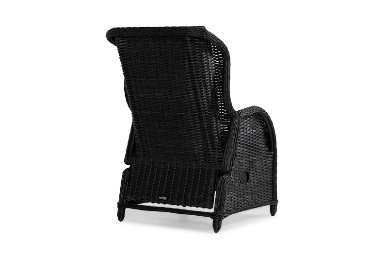 Parvekeryhmä Marcus 2 mekanismituolia pehmusteilla - Musta - Puutarhakalusteet - Parveke - Parvekekalusteet - Parvekesetti