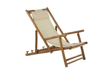 Parvekesetti Valkoinen/Beige ATRANI/SPELLO - Beige - Puutarhakalusteet - Parveke - Parvekekalusteet - Parvekesetti