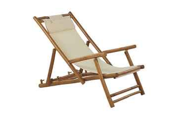 Parvekesetti Valkoinen/Beige ATRANI/SPELLO - Beige - Puutarhakalusteet - Parveke - Parvekekalusteet - Parvekesetti