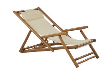 Parvekesetti Valkoinen/Beige ATRANI/SPELLO - Beige - Puutarhakalusteet - Parveke - Parvekekalusteet - Parvekesetti