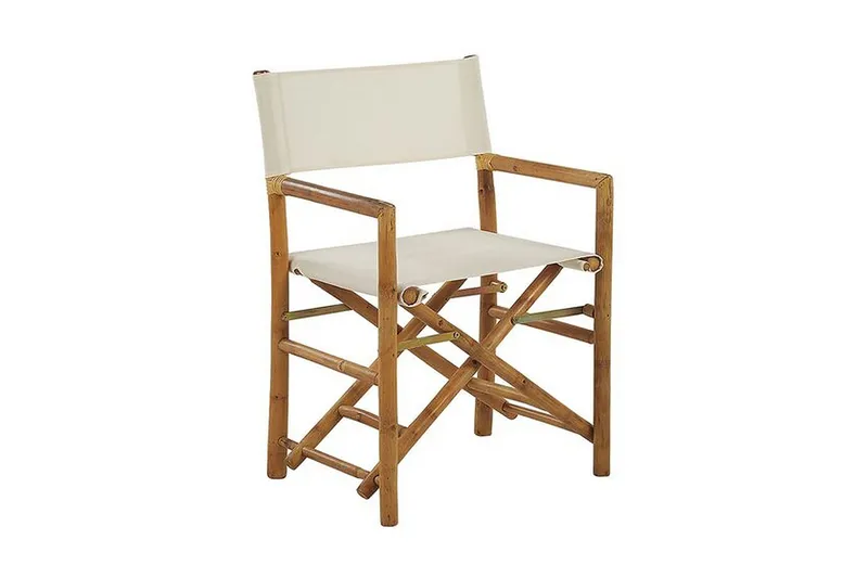 Parvekesetti Valkoinen/Beige MOLISE/SPELLO - Puu/Luonnonväri - Puutarhakalusteet - Parveke - Parvekekalusteet - Parvekesetti