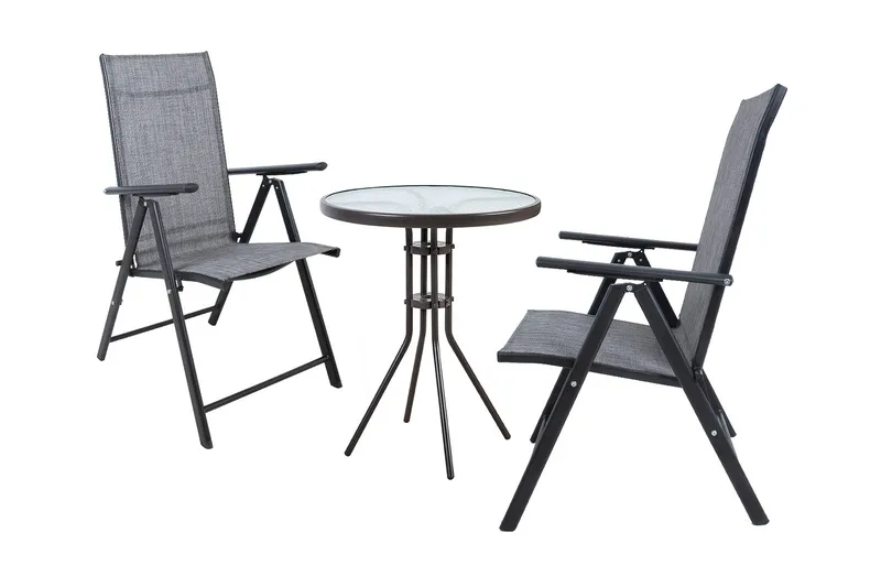 Puutarharyhmä Dublin 2 tuolilla - Puutarhakalusteet - Parveke - Parvekekalusteet - Parvekesetti