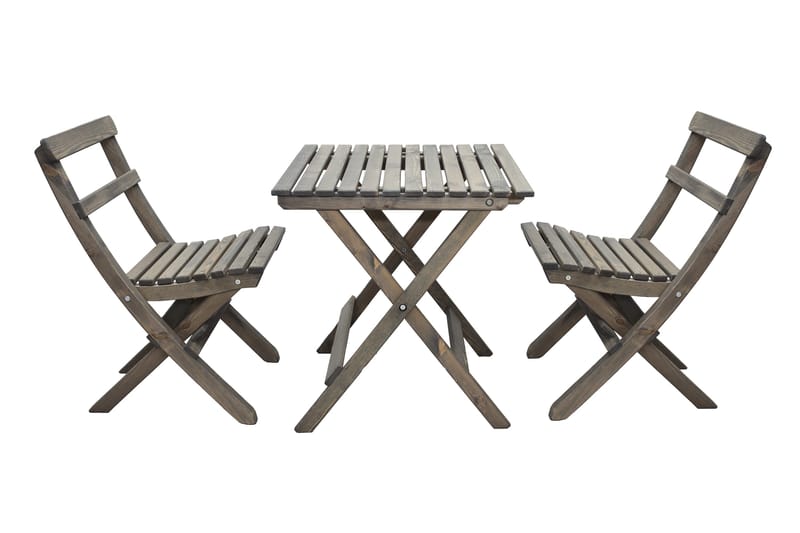 Ulkokalusteet Group Wilma & Knohult - Harmaa - Puutarhakalusteet - Parveke - Parvekekalusteet - Parvekesetti