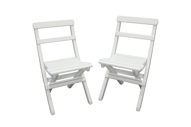 Ulkokalusteet Group Wilma & Knohult - Valkoinen - Puutarhakalusteet - Parveke - Parvekekalusteet - Parvekesetti