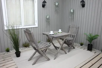 Ulkokalusteet Group Wilma & Visby - Harmaa - Puutarhakalusteet - Parveke - Parvekekalusteet - Parvekesetti