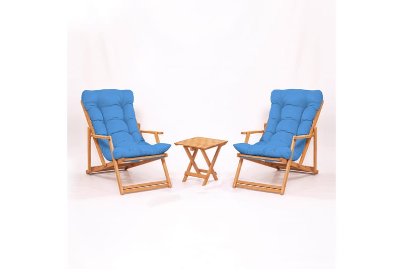 Parvez Parvekeryhmä 2-istuttava - Sininen - Puutarhakalusteet - Parveke - Parvekekalusteet - Parvekesetti