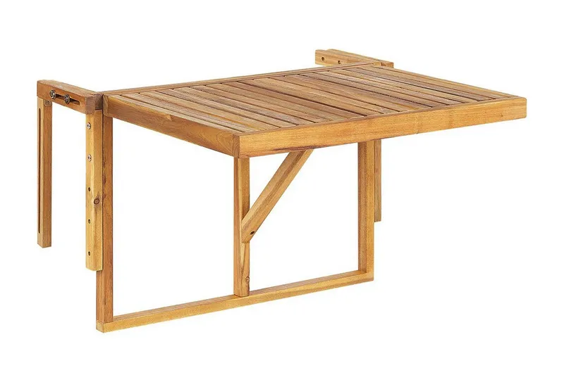 Ponoka Parveketaso 70x69 cm, Vaalean Ruskea