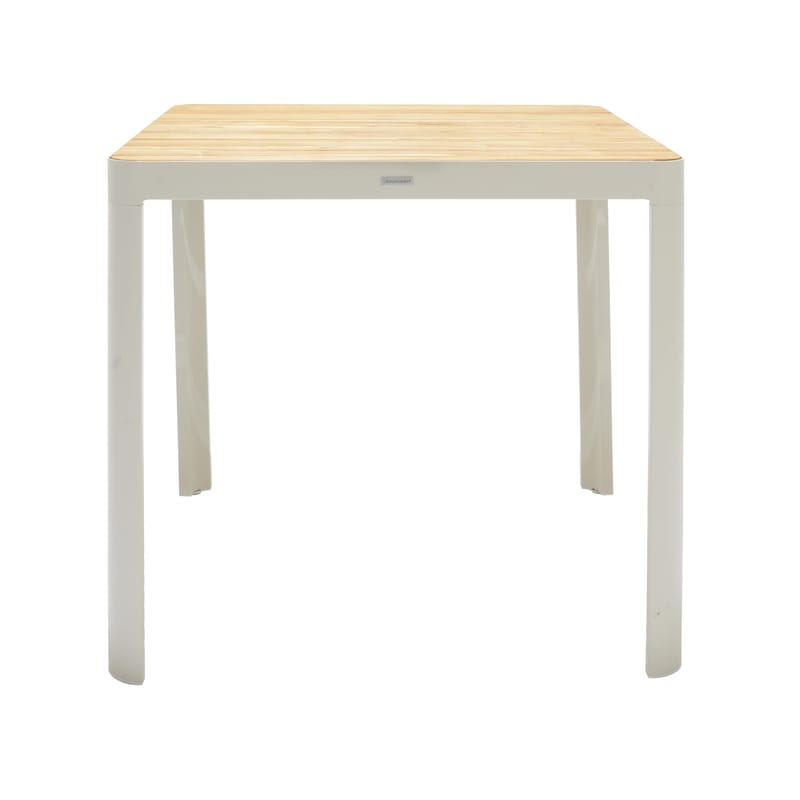 Portals Ulkobaarisetti pöytä + 4 baarituolia - Vaalea ecru/Korallihiekka - Puutarhakalusteet - Puutarhatuoli - Ulkotilan baarituoli