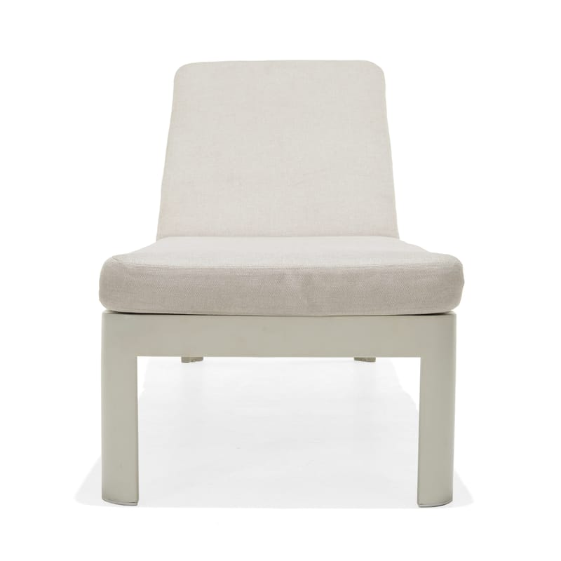 Portals Ulkosetti aurinkovuode + C-muotoinen sivupöytä - Beige/Puu - Puutarhakalusteet - Puutarhatuoli - Aurinkotuoli