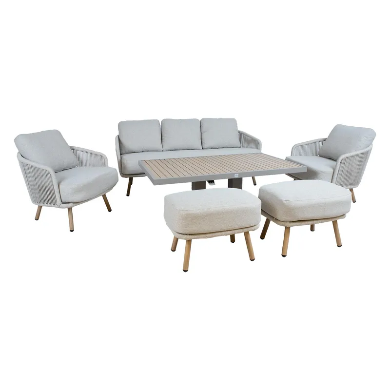 Puutarhakalustesarja Bränor 6 osaa, beige